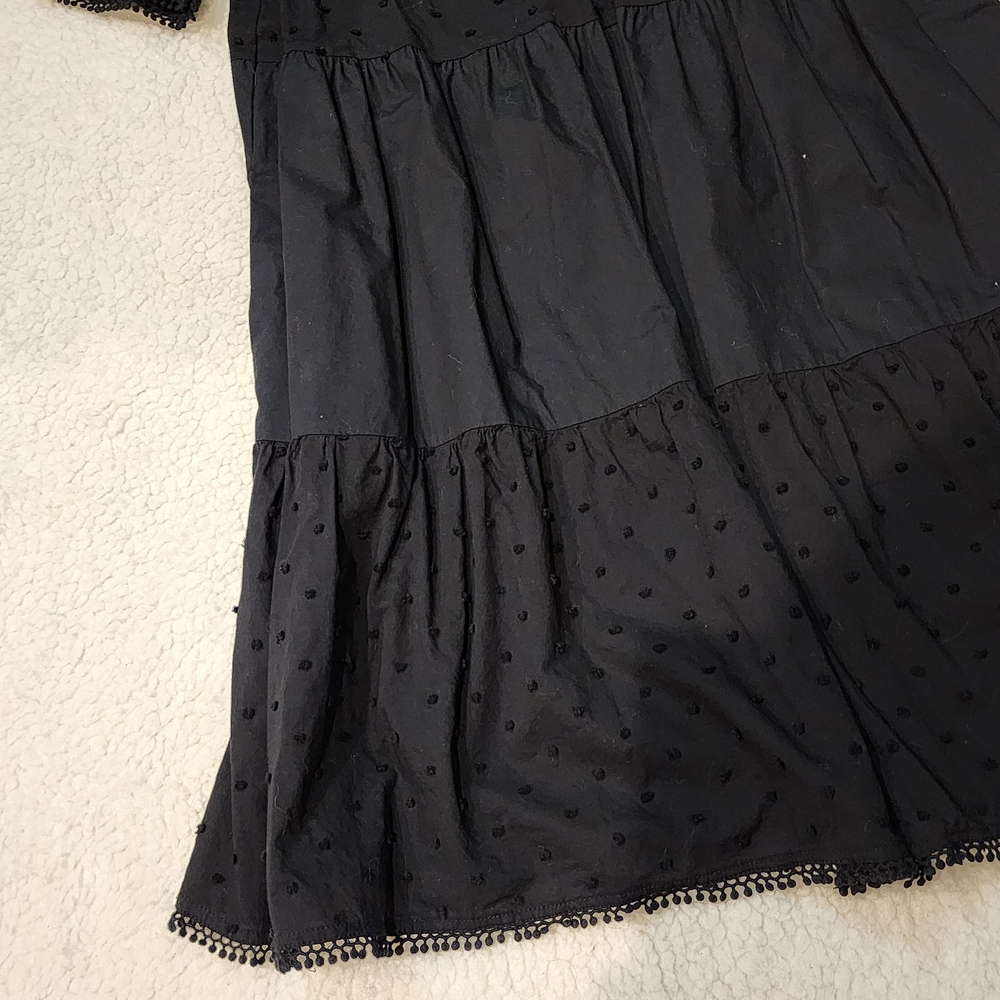 Who What Wear Black Midi Dress - Picture 5 of 8
